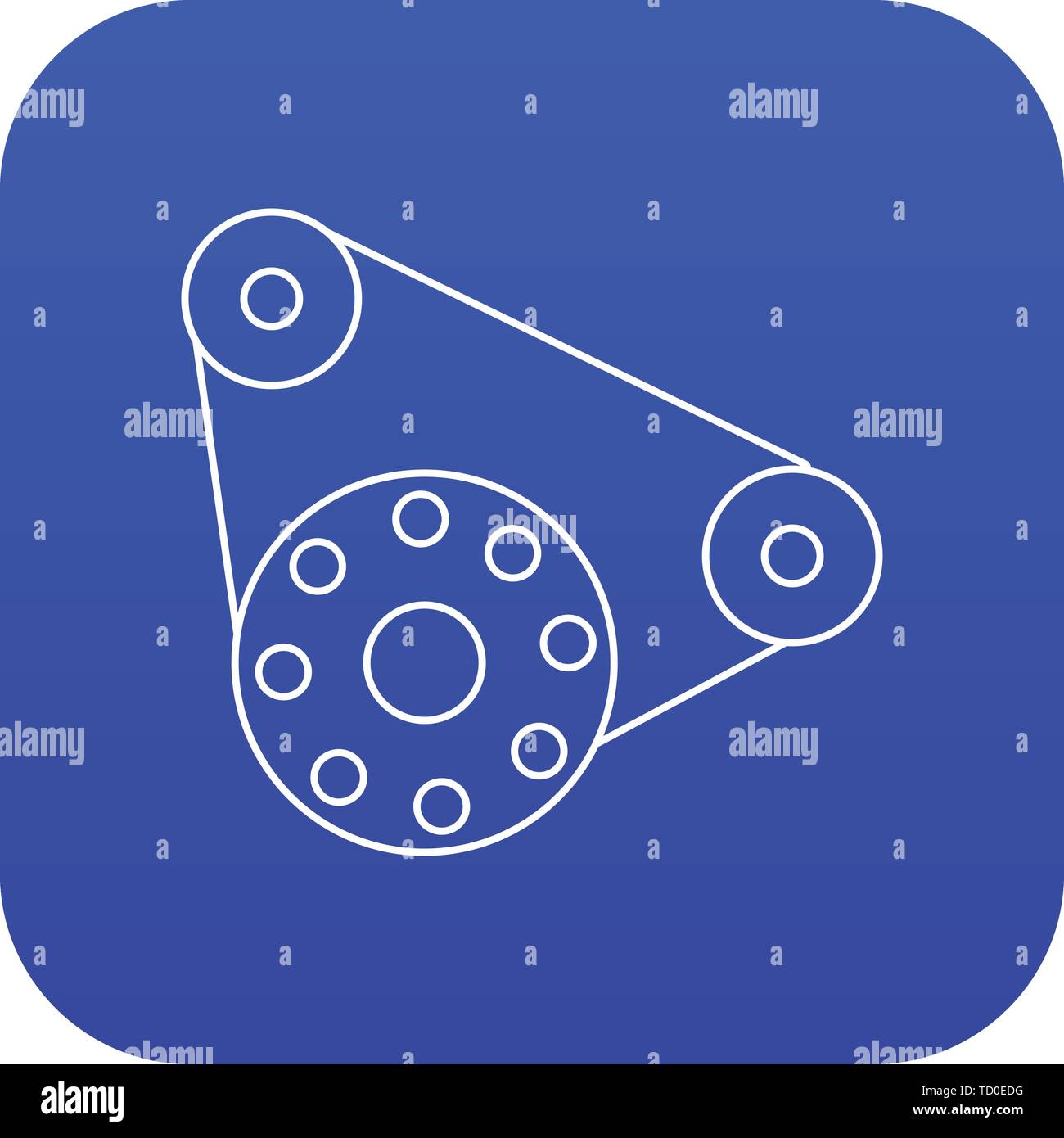 Motor icon blue vector Stock Vector Image & Art - Alamy