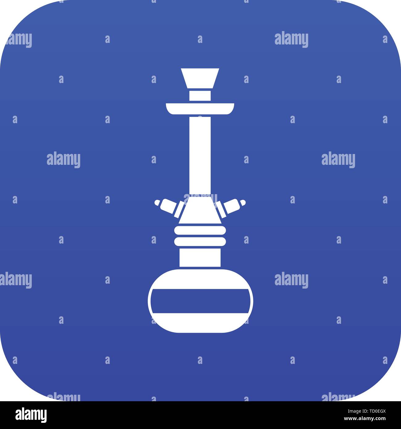 Arabic hookah icon digital blue Stock Vector Image & Art - Alamy