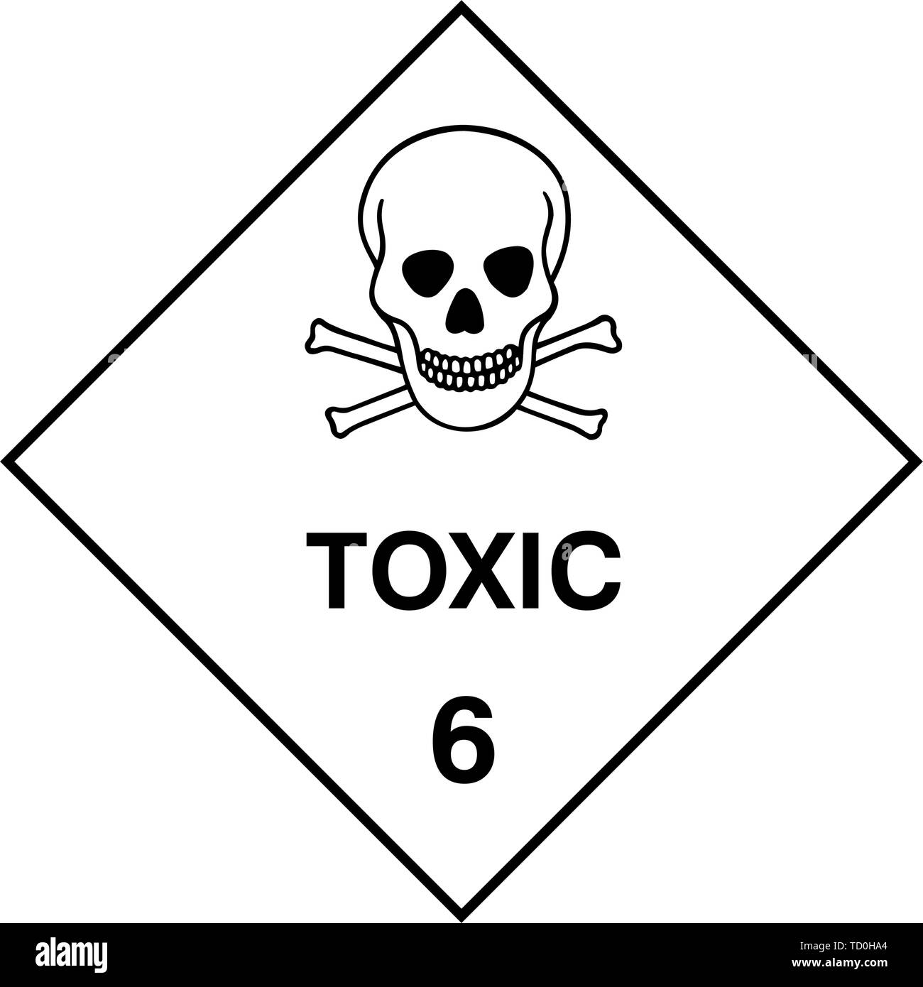 Hazardous substances sign Black and White Stock Photos & Images Alamy