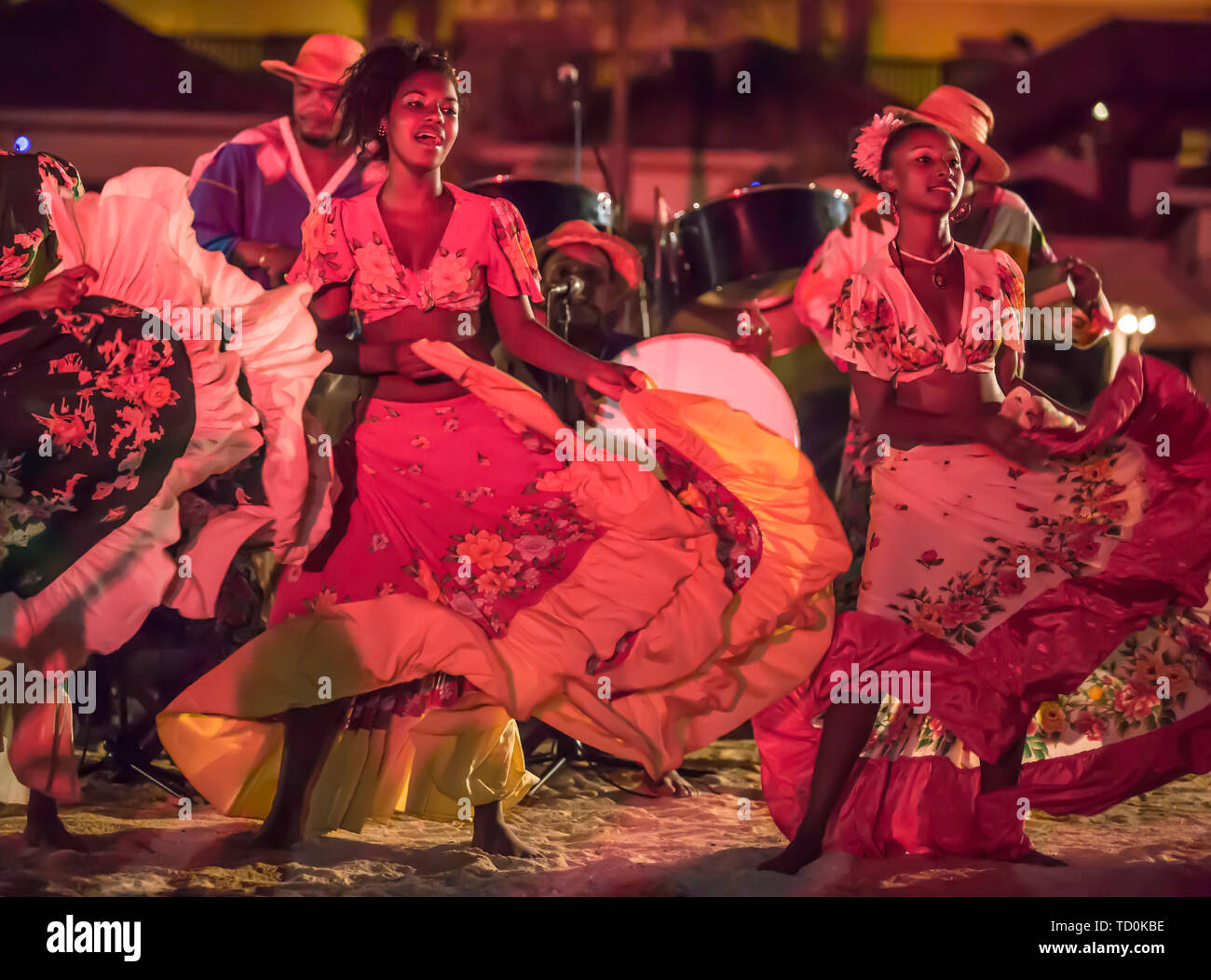 Mauritius indigenous seka dance Stock Photo