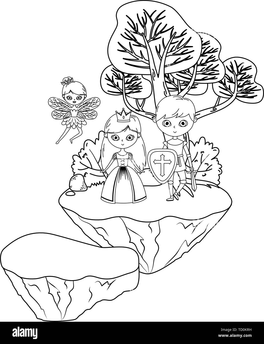 Princess fairy and knight design, Fairytale history medieval fantasy ...
