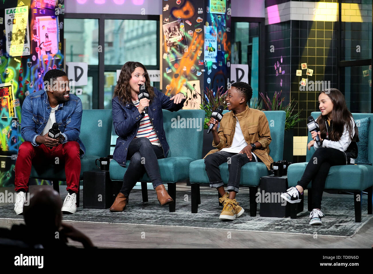 Kaylin Hayman Ramon Reed New York, USA. 10 June, 2019. Tobie Windham, Suzi Barrett, Ramon Reed ...