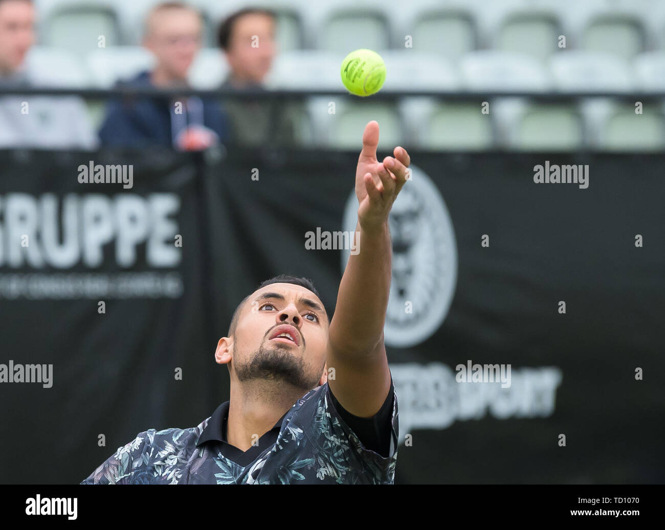 Nick kyrgios serving hi-res stock photography and images
