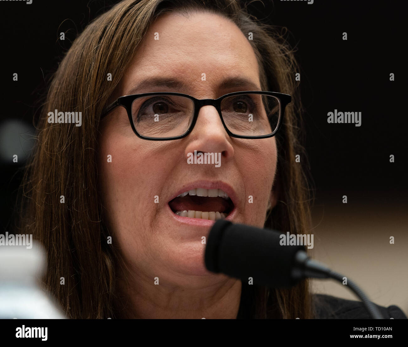 Washington DC, USA. 10th June, 2019. Joyce White Vance (in photo), the