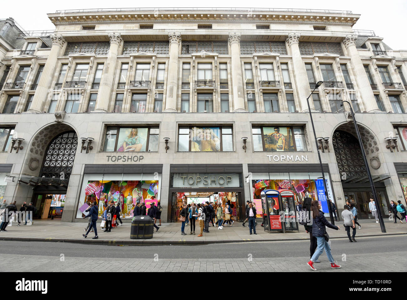 Topshop oxford circus hi-res stock photography and images - Alamy