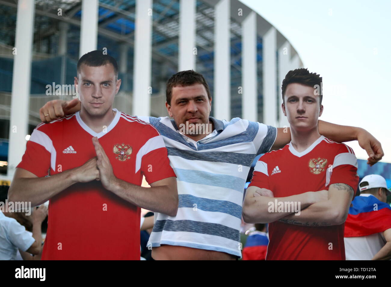 Nizhny Novgorod Russia 11th June 2019 A Football Fan C