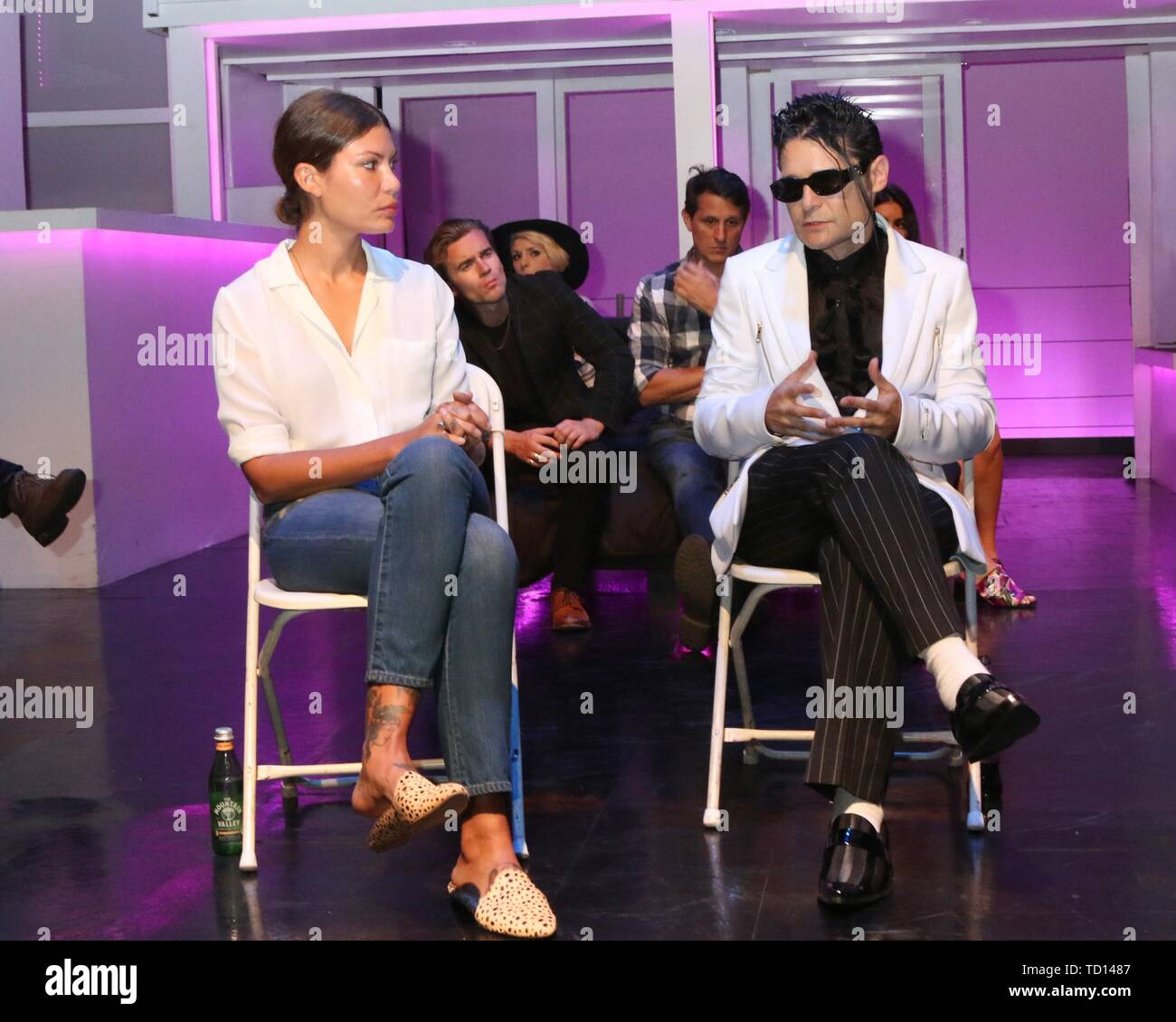 West Hollywood, CA. 9th June, 2019. Dawn Dunning, Corey Feldman in attendance for FAMOUS Opening Night, The 11:11 Experience, West Hollywood, CA June 9, 2019. Credit: Priscilla Grant/Everett Collection/Alamy Live News Stock Photo