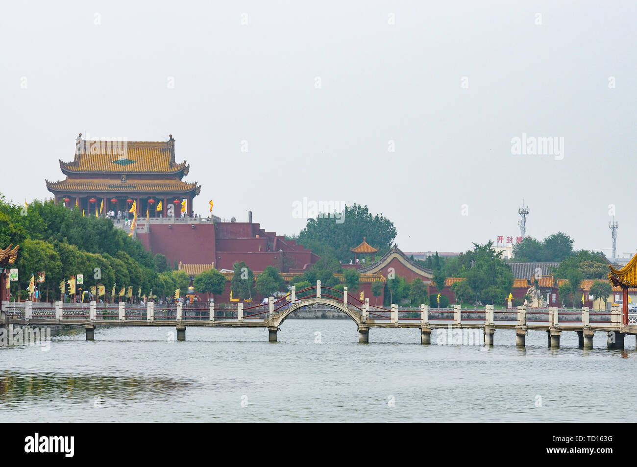 Tourism and sightseeing in Kaifeng, Henan Stock Photo