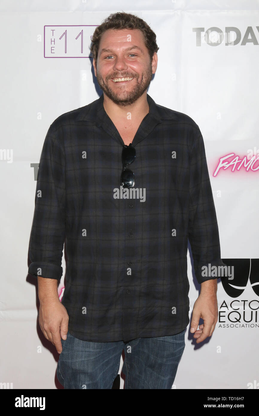 June 9, 2019 - West Hollywood, CA, USA - LOS ANGELES - JUN 9:  Jason James Richter at the ''Famous''  A Play By Michael Leoni - Arrivals at the The 11:11 Experience on June 9, 2019 in West Hollywood, CA (Credit Image: © Kay Blake/ZUMA Wire) Stock Photo