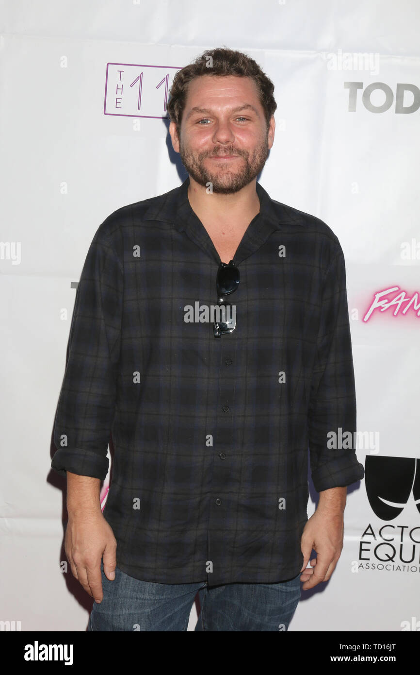 June 9, 2019 - West Hollywood, CA, USA - LOS ANGELES - JUN 9:  Jason James Richter at the ''Famous''  A Play By Michael Leoni - Arrivals at the The 11:11 Experience on June 9, 2019 in West Hollywood, CA (Credit Image: © Kay Blake/ZUMA Wire) Stock Photo