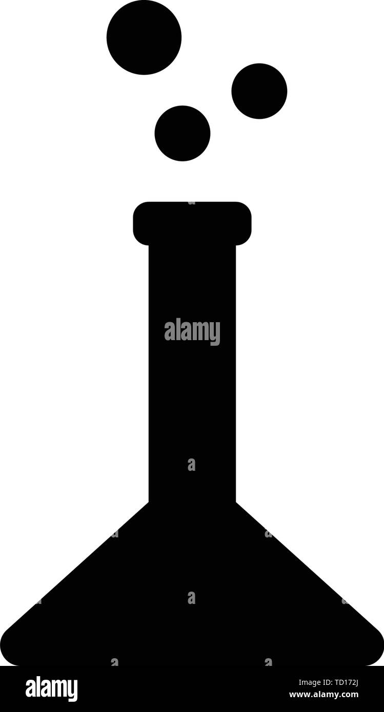 Flask icon graphic design template vector illustration Stock Vector