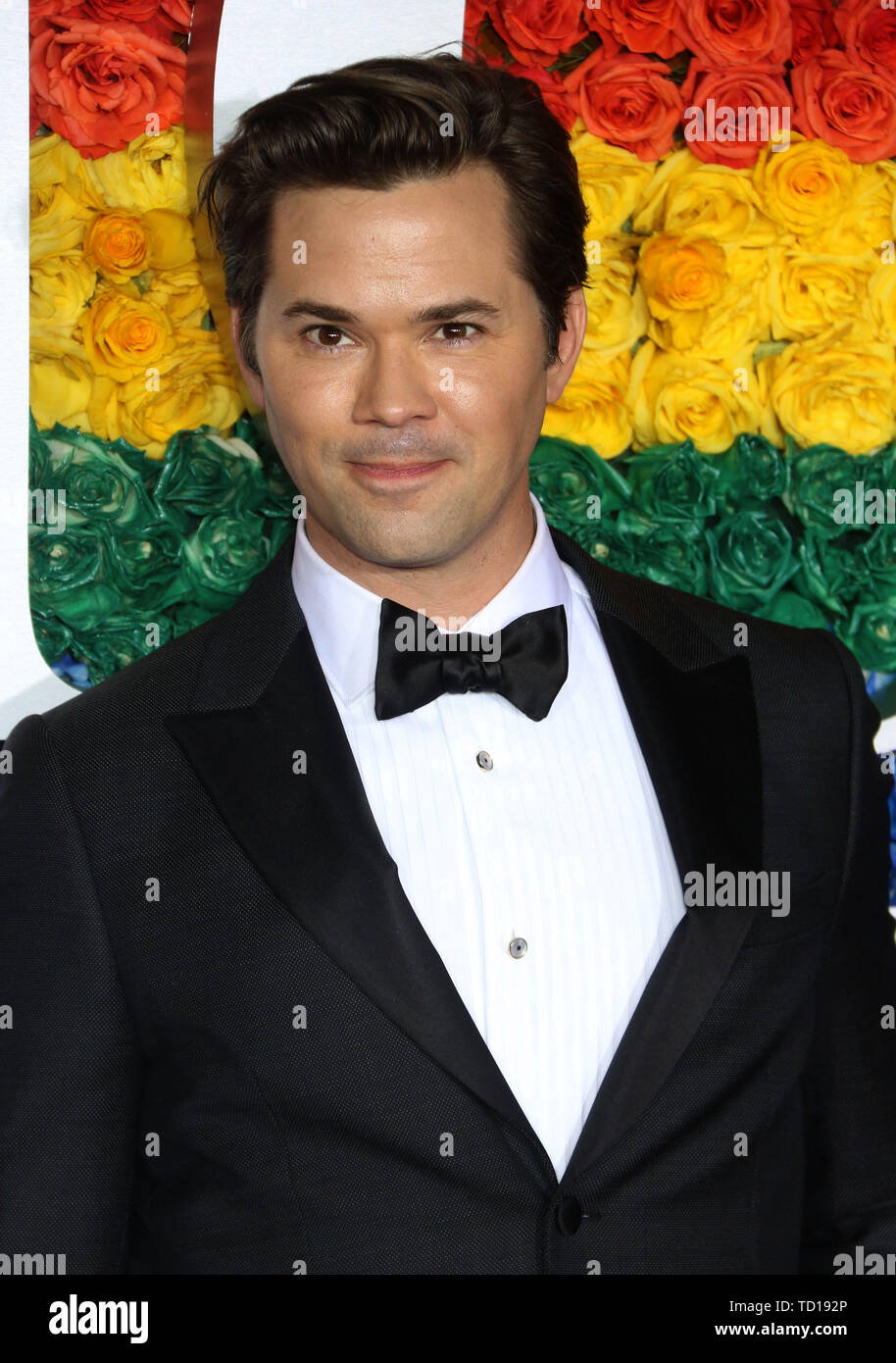June 9, 2019,New York City, New York, USA: Actor ANDREW RANNELLS ...