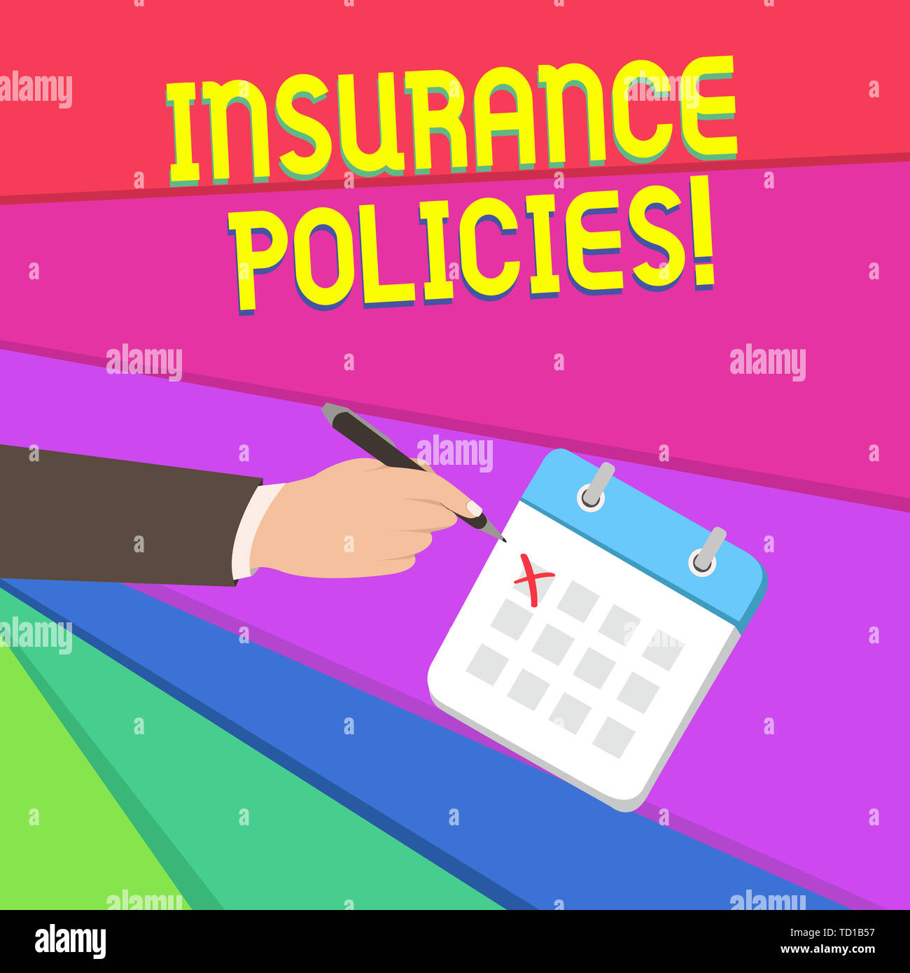 Handwriting text writing Insurance Policies. Conceptual photo ...