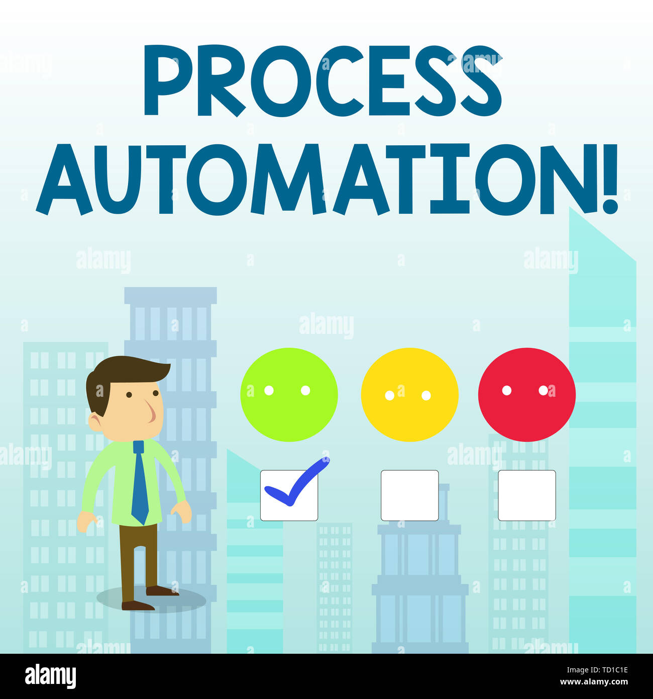 Word writing text Process Automation. Business photo showcasing