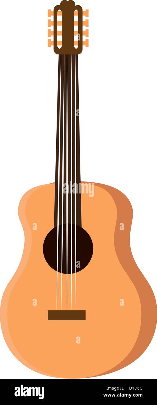 guitar musical instrument isolated icon Stock Vector Image & Art - Alamy