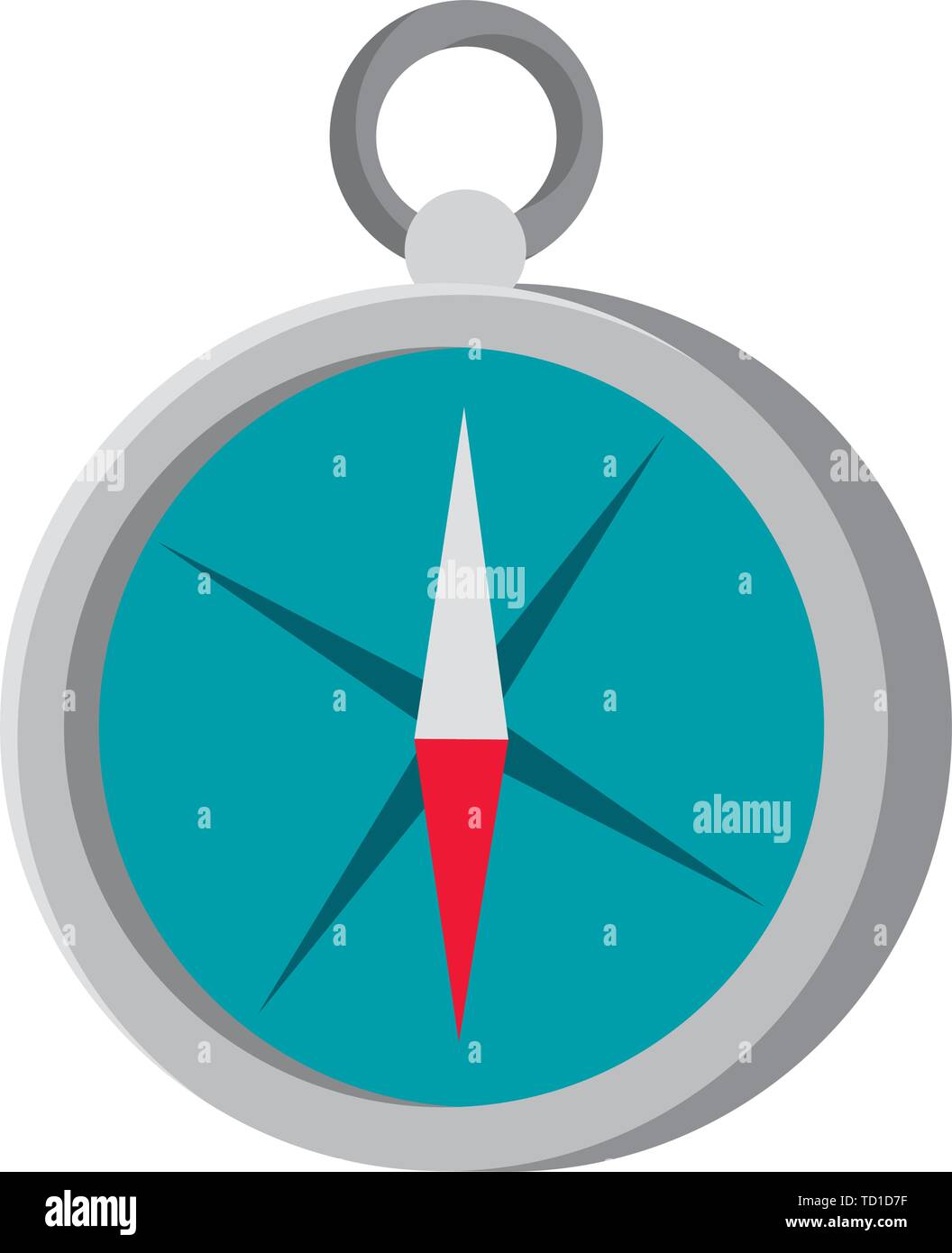 compass guide device isolated icon Stock Vector