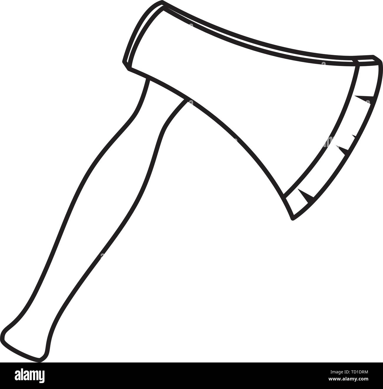 ax tool camping equipment icon Stock Vector Image & Art Alamy