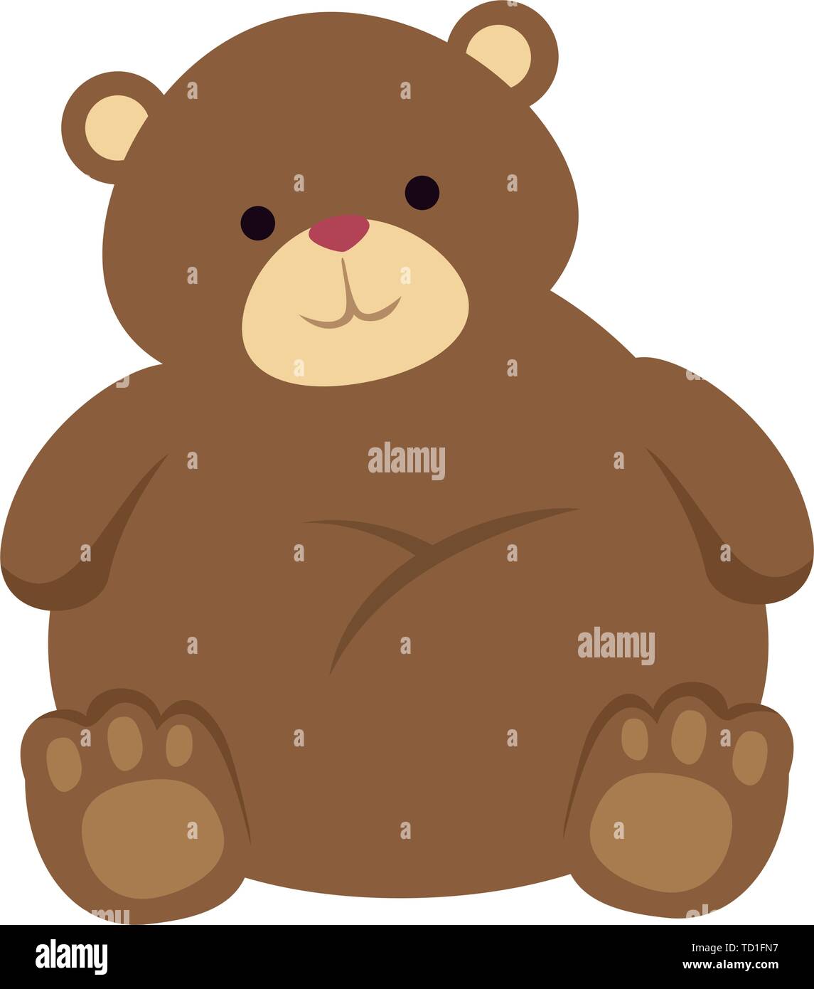 cute little bear teddy toy Stock Vector Image & Art - Alamy