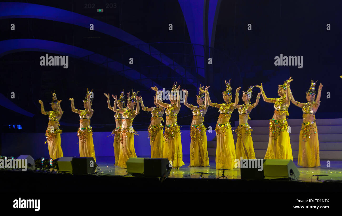 song and dance performance Stock Photo Alamy