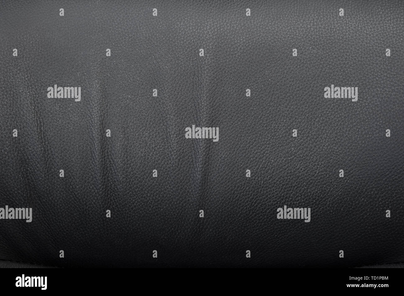 Black leather texture background surface Stock Photo