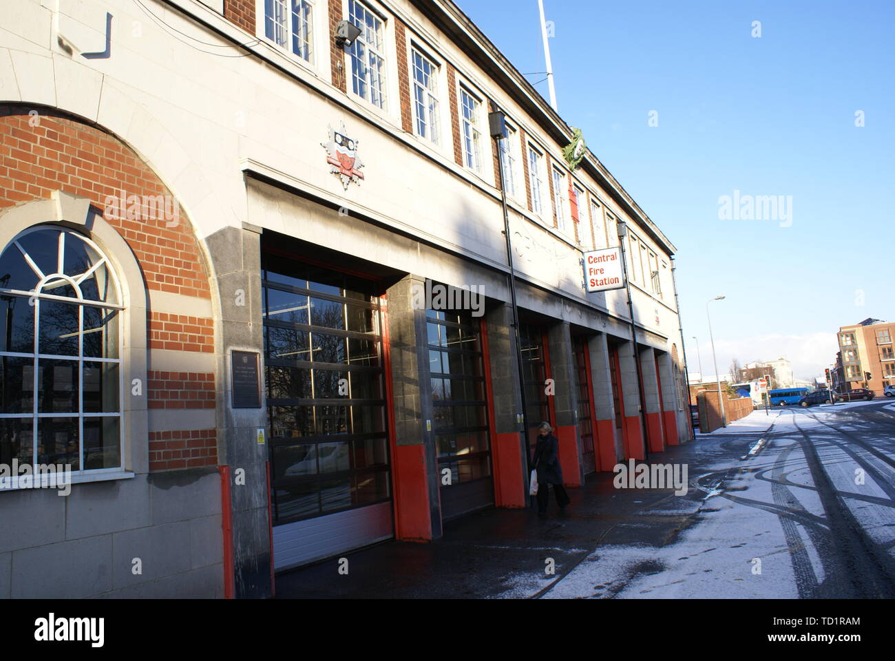 central fire station, worship street, Hull Stock Photo Alamy