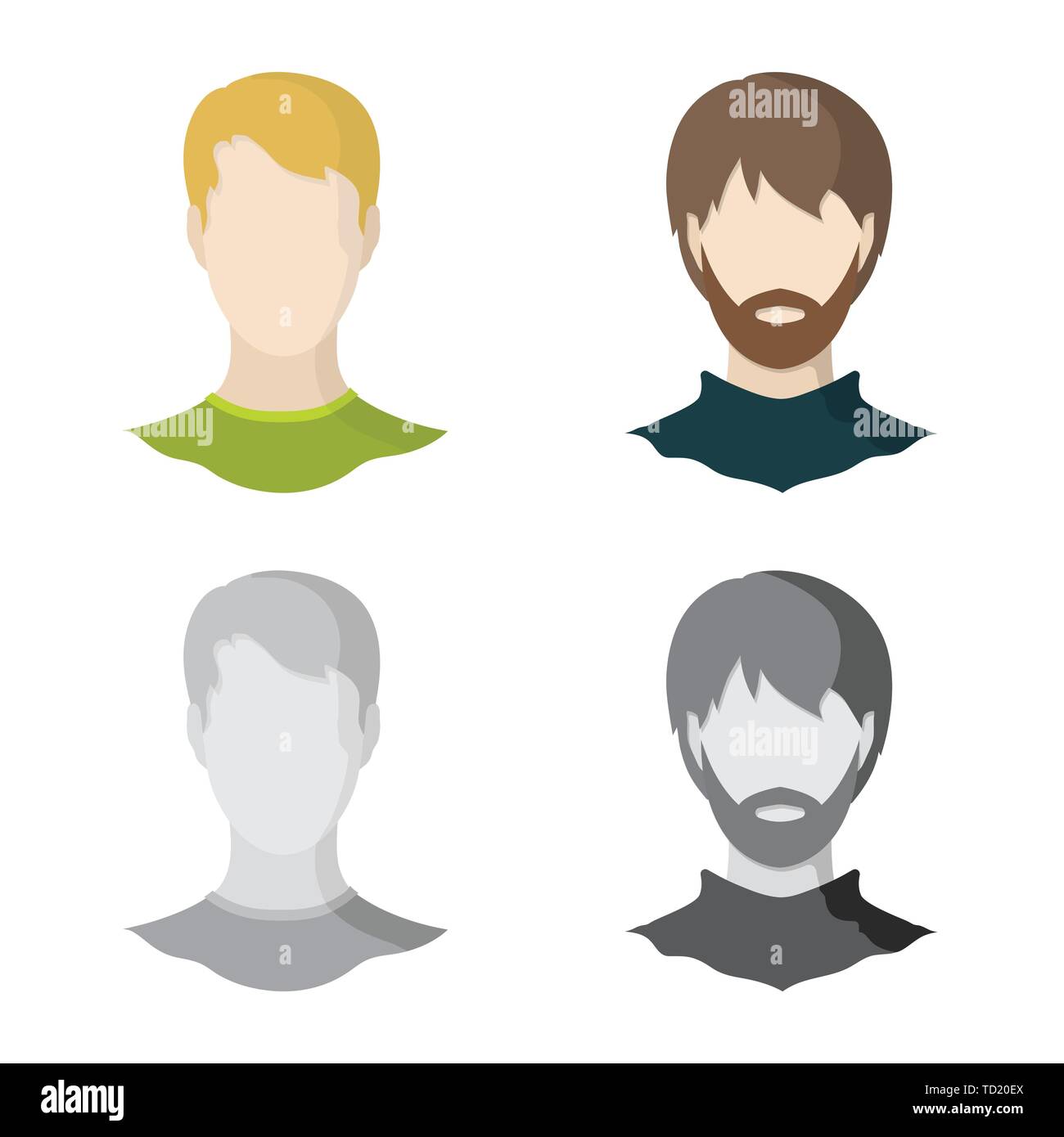 Vector illustration of professional and photo logo. Collection of ...