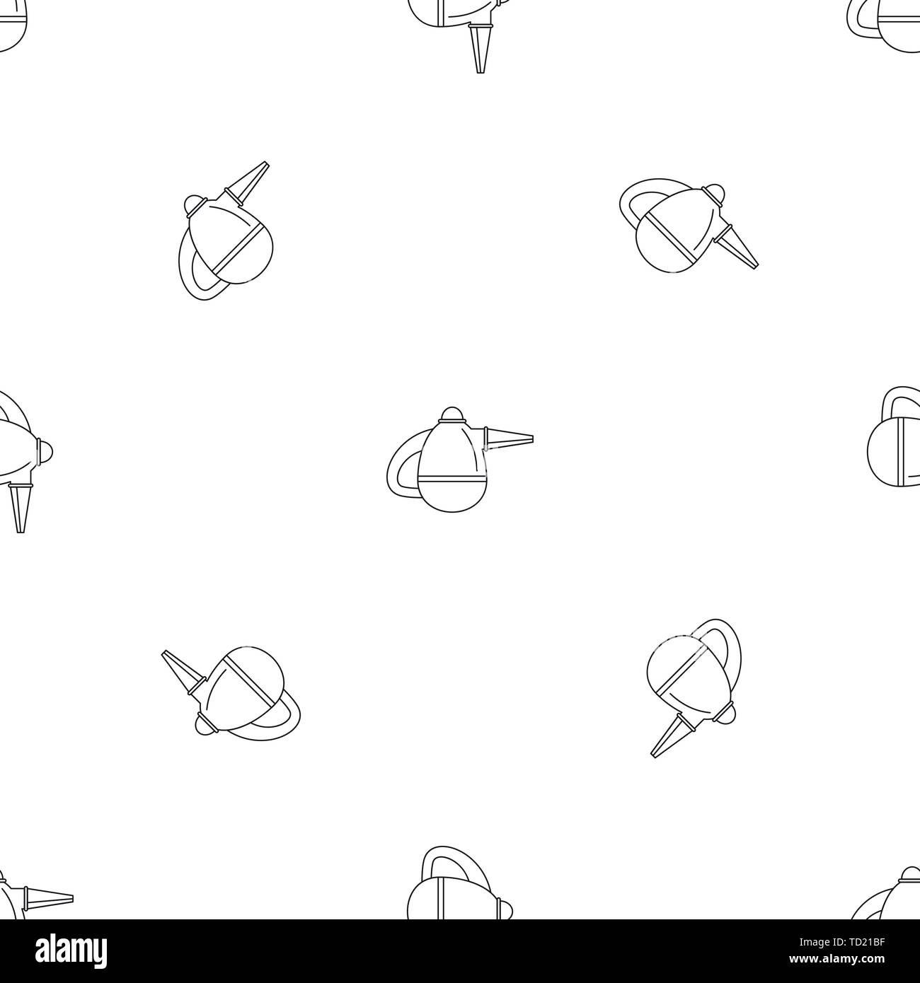 Small hand vacuum cleaner pattern seamless vector repeat geometric for any web design Stock Vector