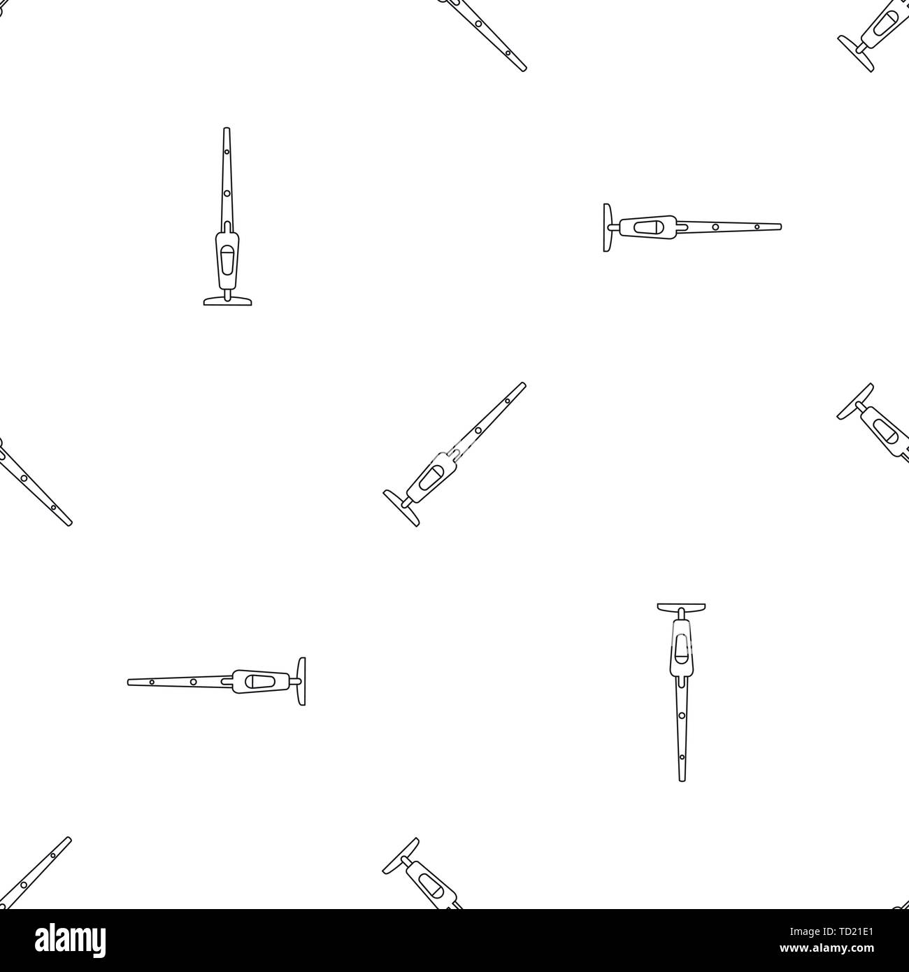 Modern vacuum cleaner pattern seamless vector repeat geometric for any web design Stock Vector