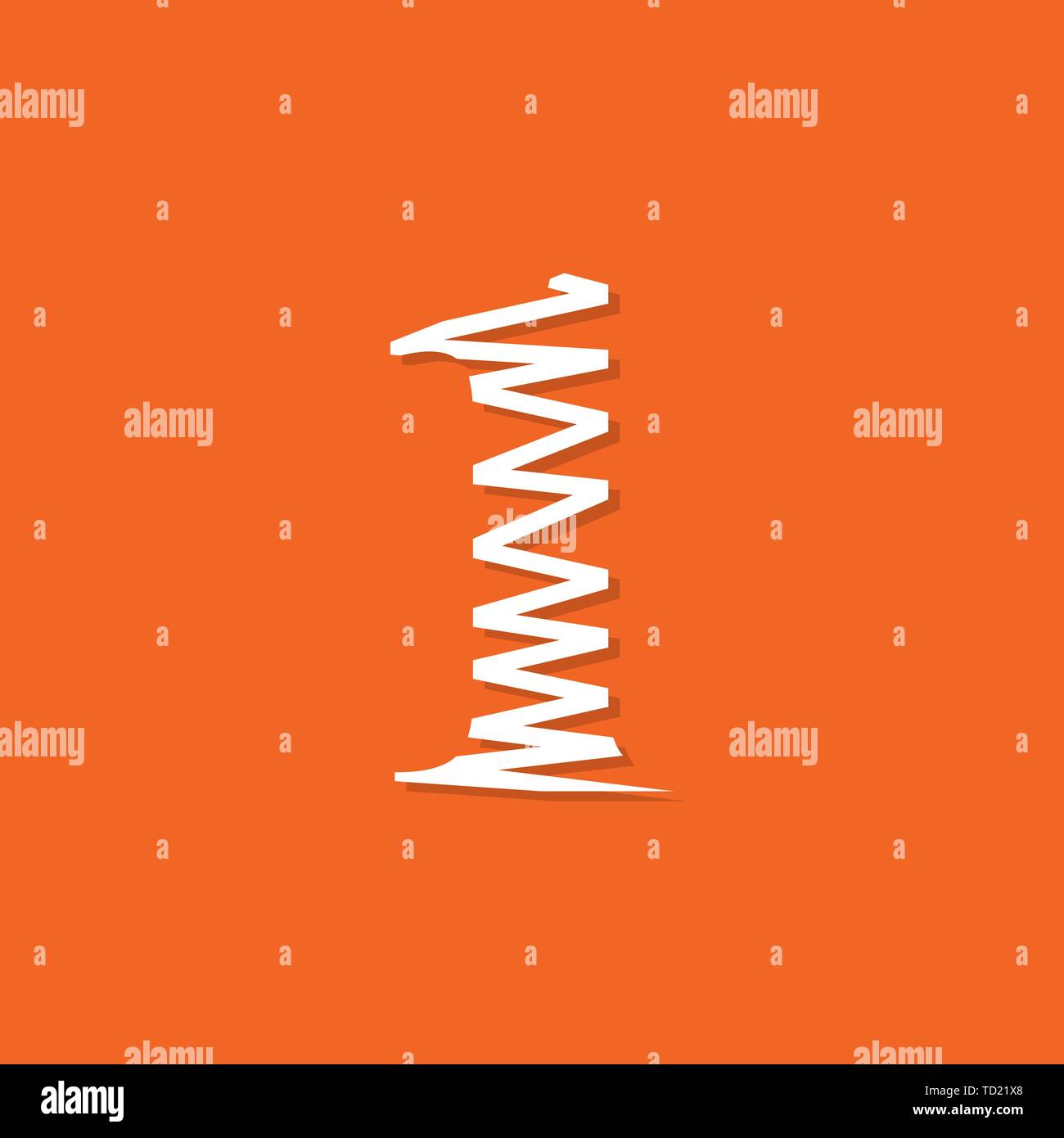 Logo number vector. Abstract logo number Stock Vector