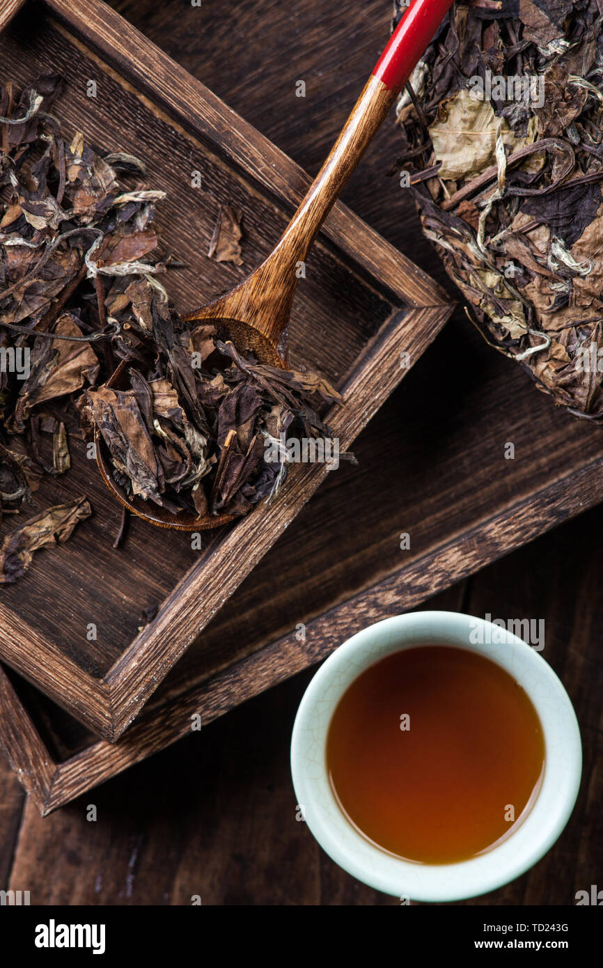 Old white tea Stock Photo - Alamy