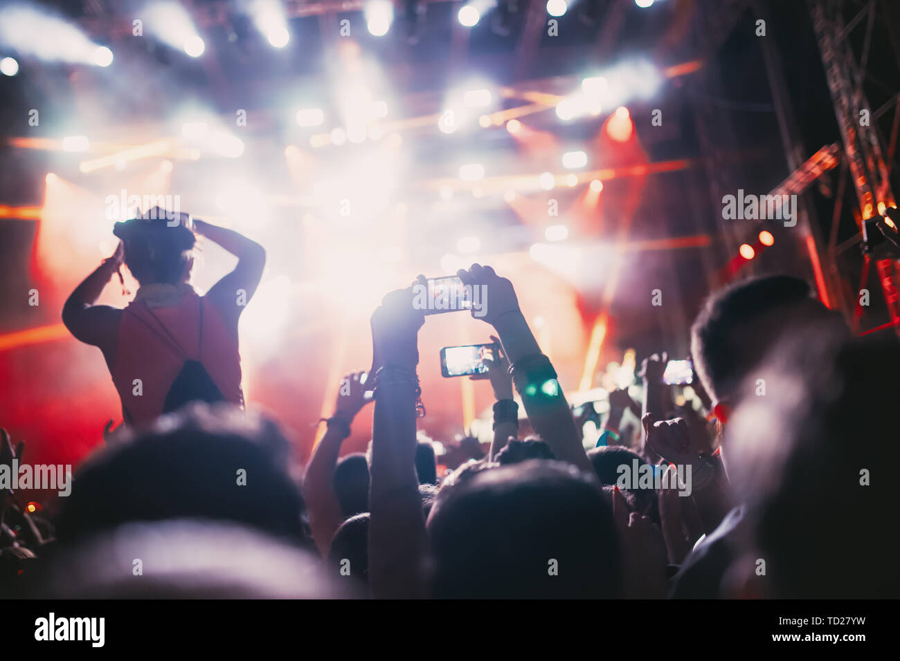 Crowd people portrait young hi-res stock photography and images - Alamy