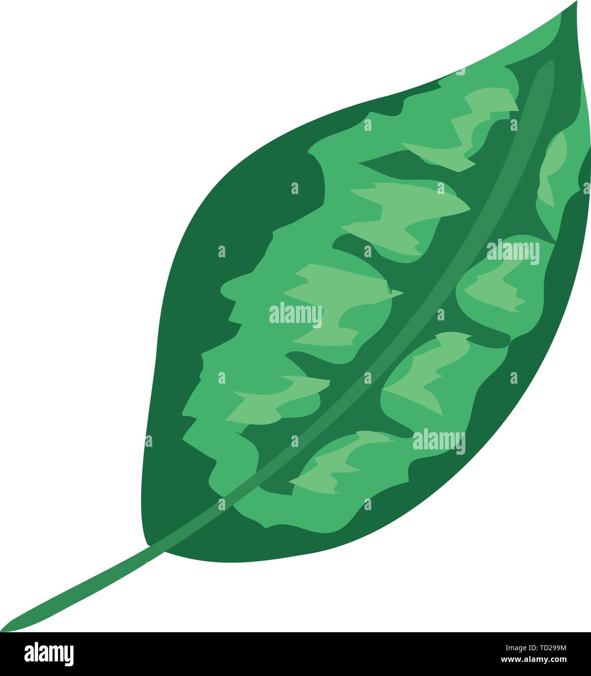 ecology leaf plant nature icon Stock Vector Image & Art - Alamy