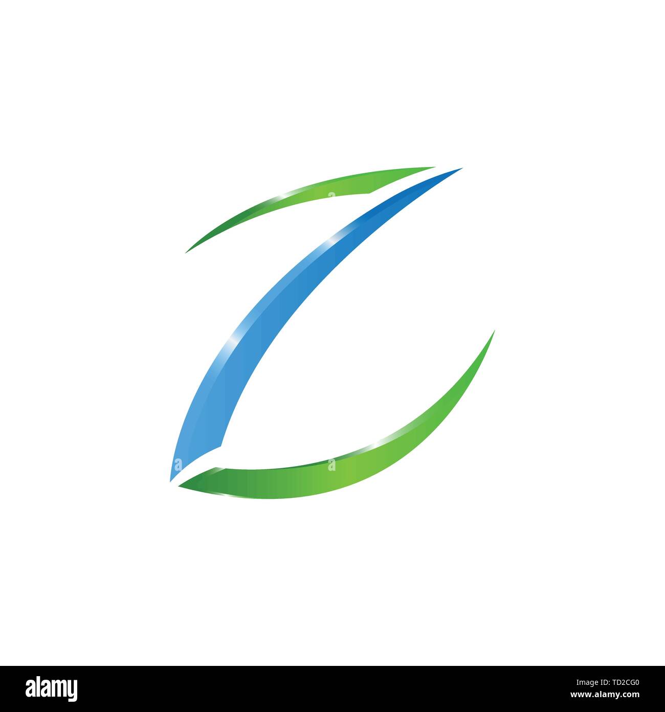 Creative initial Z letter vector logo design illustration Stock Vector ...