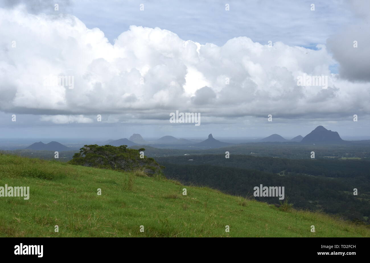 Glass house mountains national park hires stock photography and images
