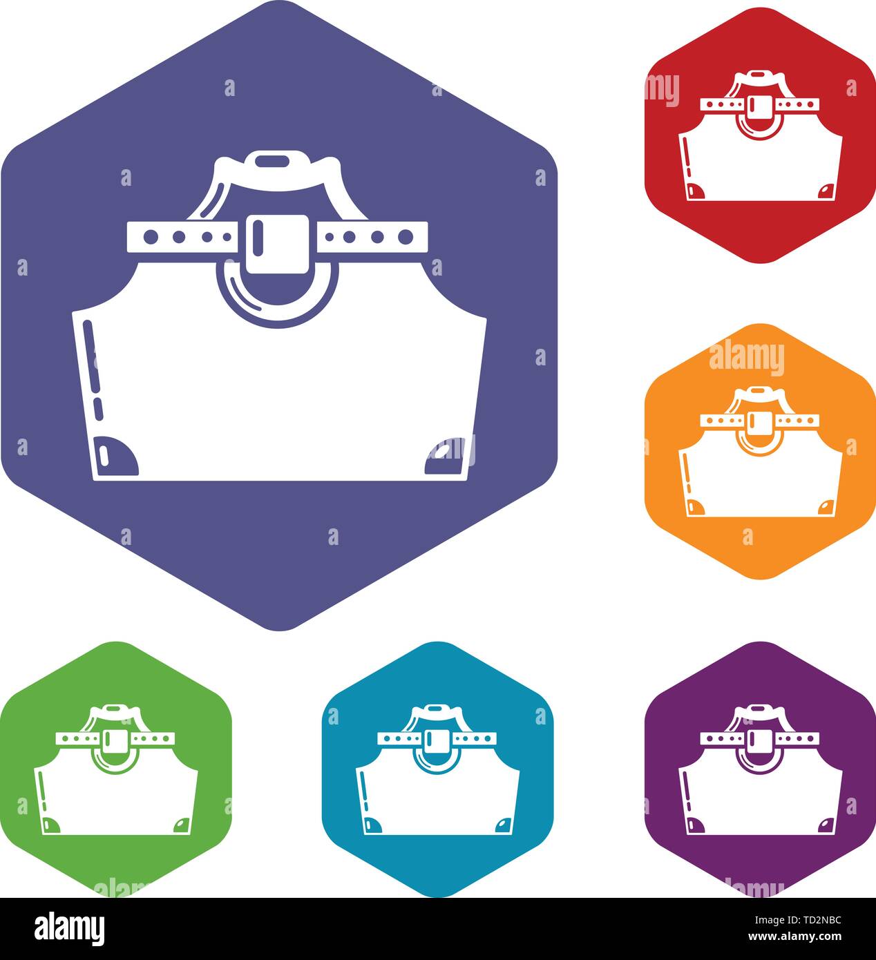 Travel bag woman icon, simple black style Stock Vector Image & Art - Alamy