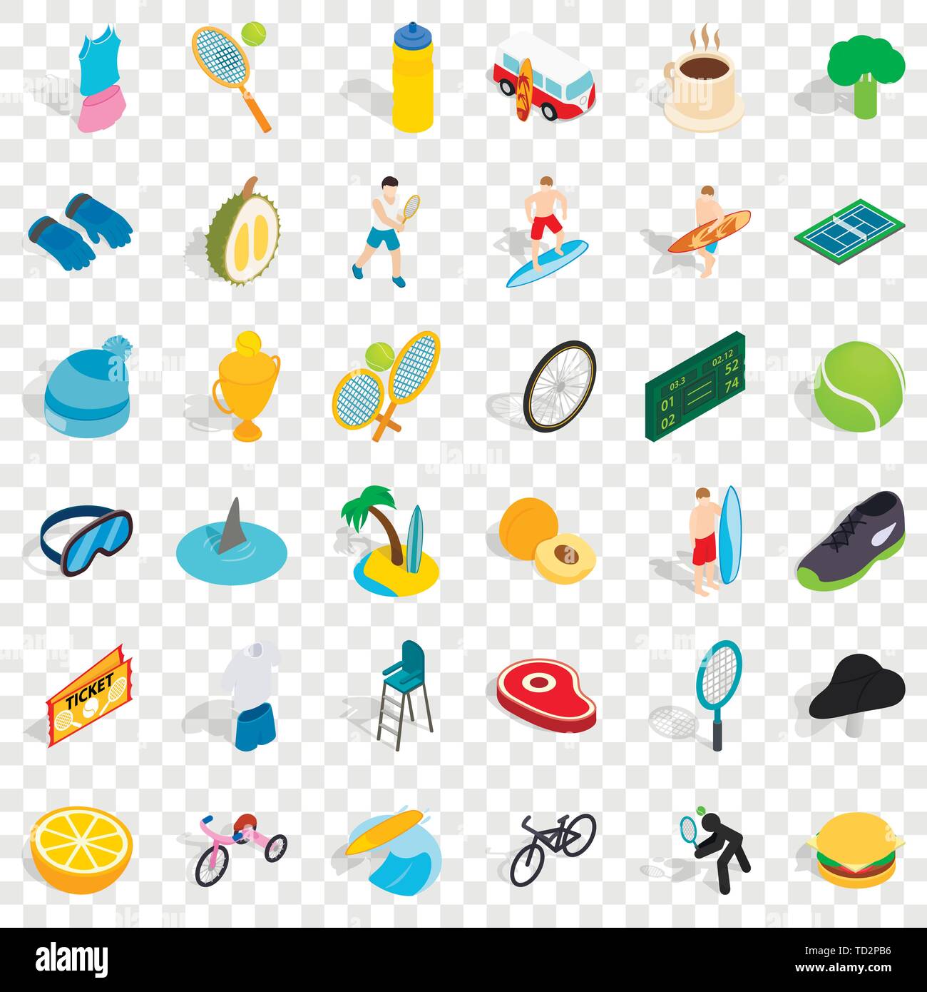 Ocean icons set, isometric style Stock Vector Image & Art - Alamy