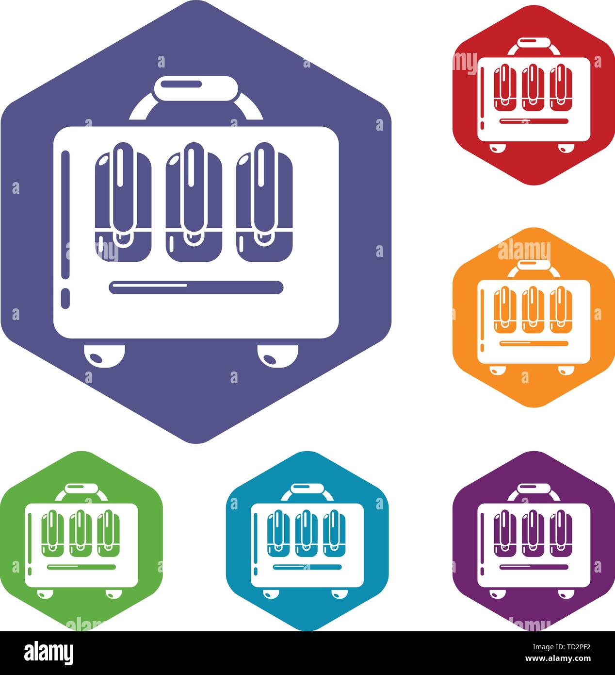 Travel bag design icon, simple black style Stock Vector Image & Art - Alamy