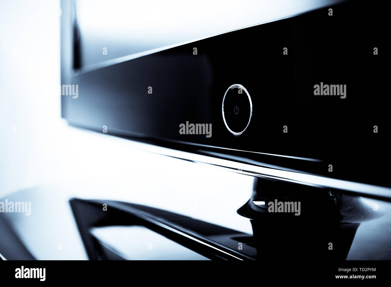 A modern LCD television TV Stock Photo - Alamy