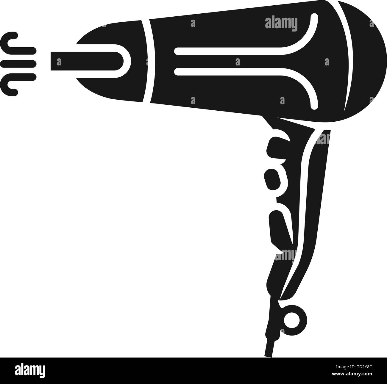 Dryer icon. Simple illustration of dryer vector icon for web design