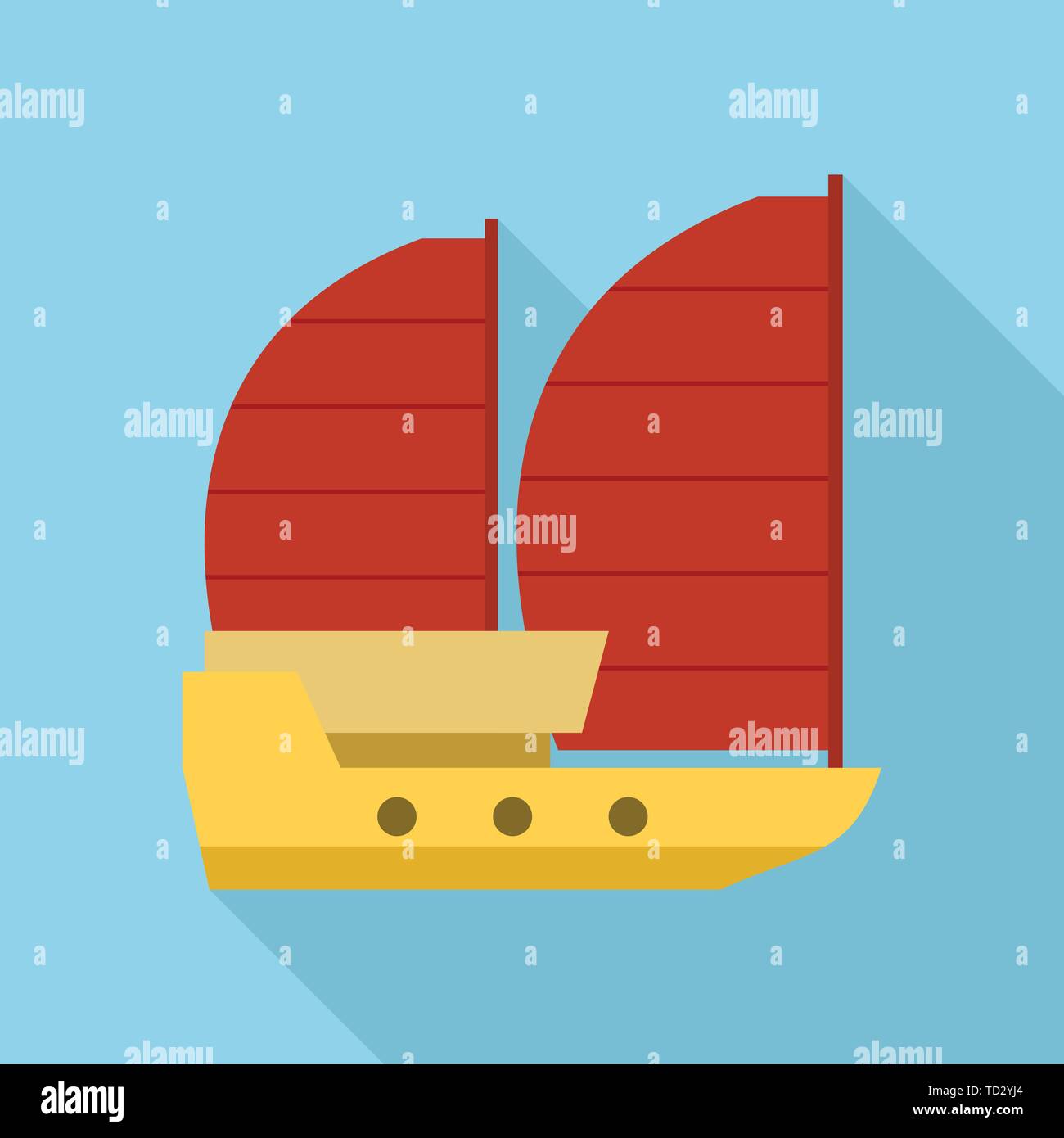 Vietnam ship icon, flat style Stock Vector Image & Art - Alamy