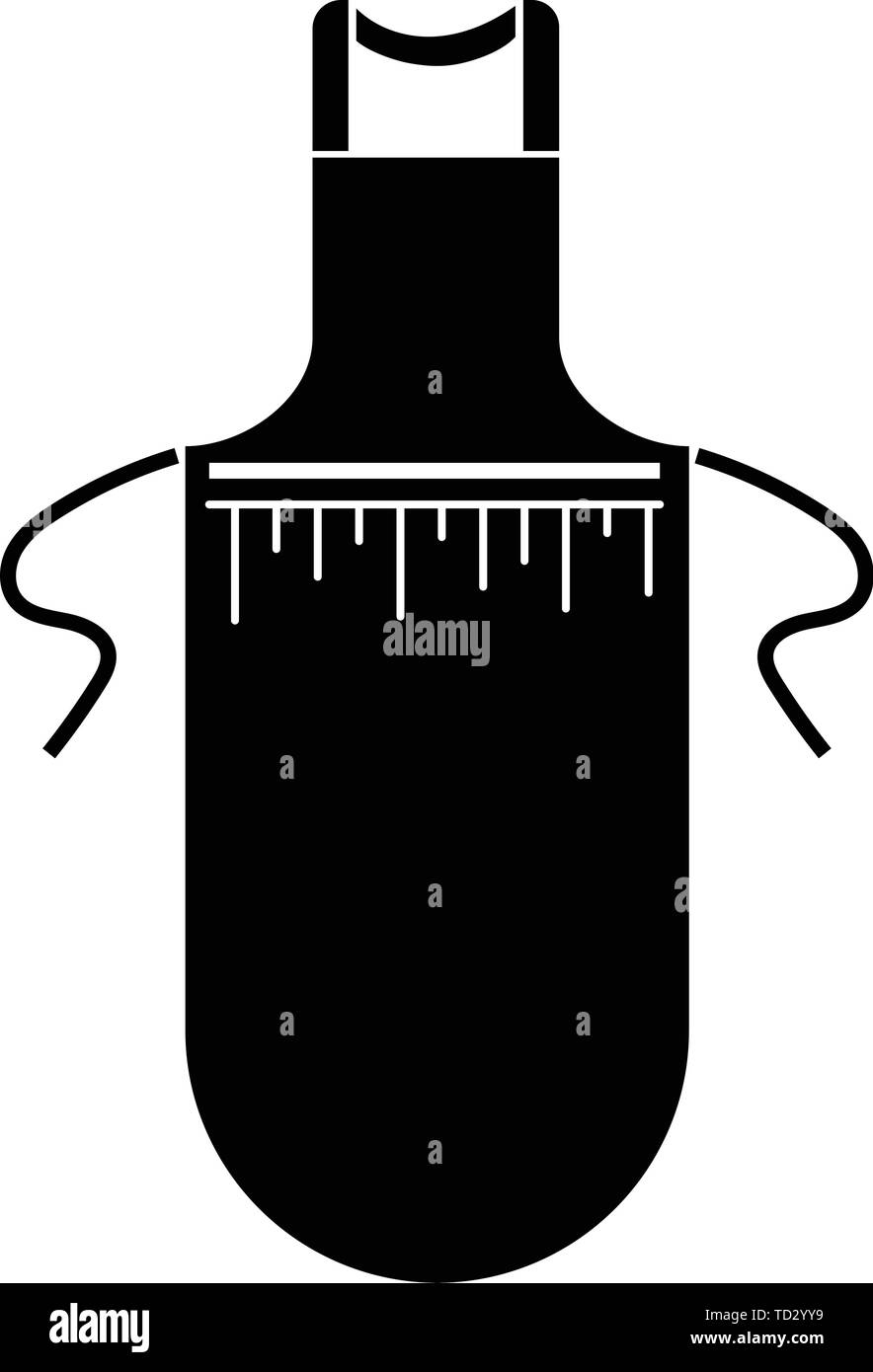 Textile apron icon, simple style Stock Vector Image & Art - Alamy