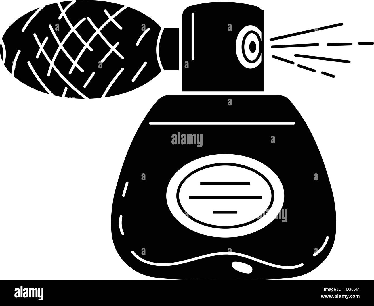 Woman perfume bottle icon, simple style Stock Vector Image & Art - Alamy