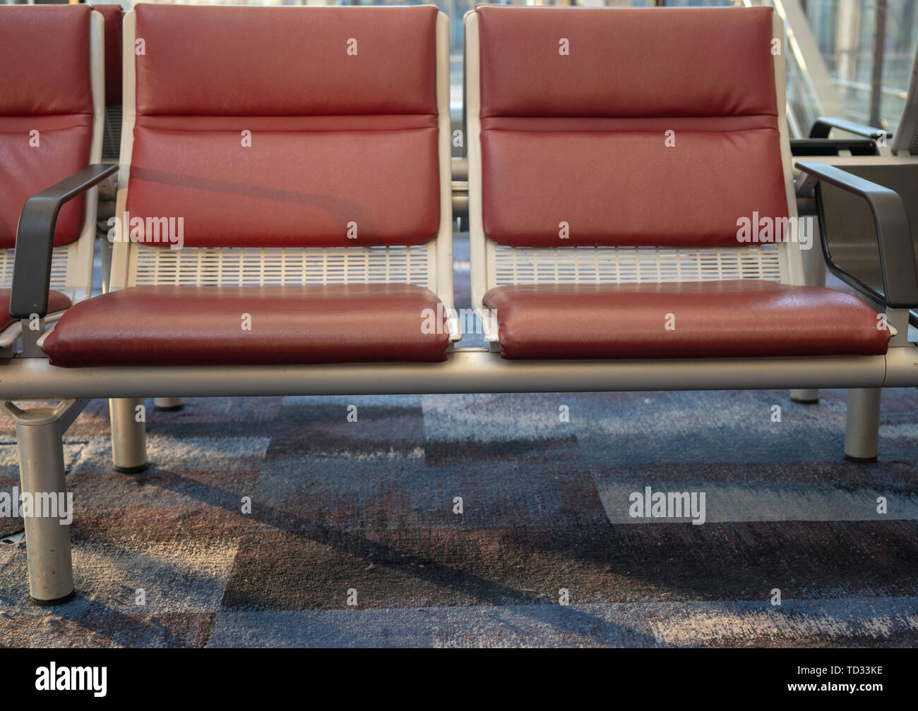 Chairs in the waiting area Stock Photo Alamy