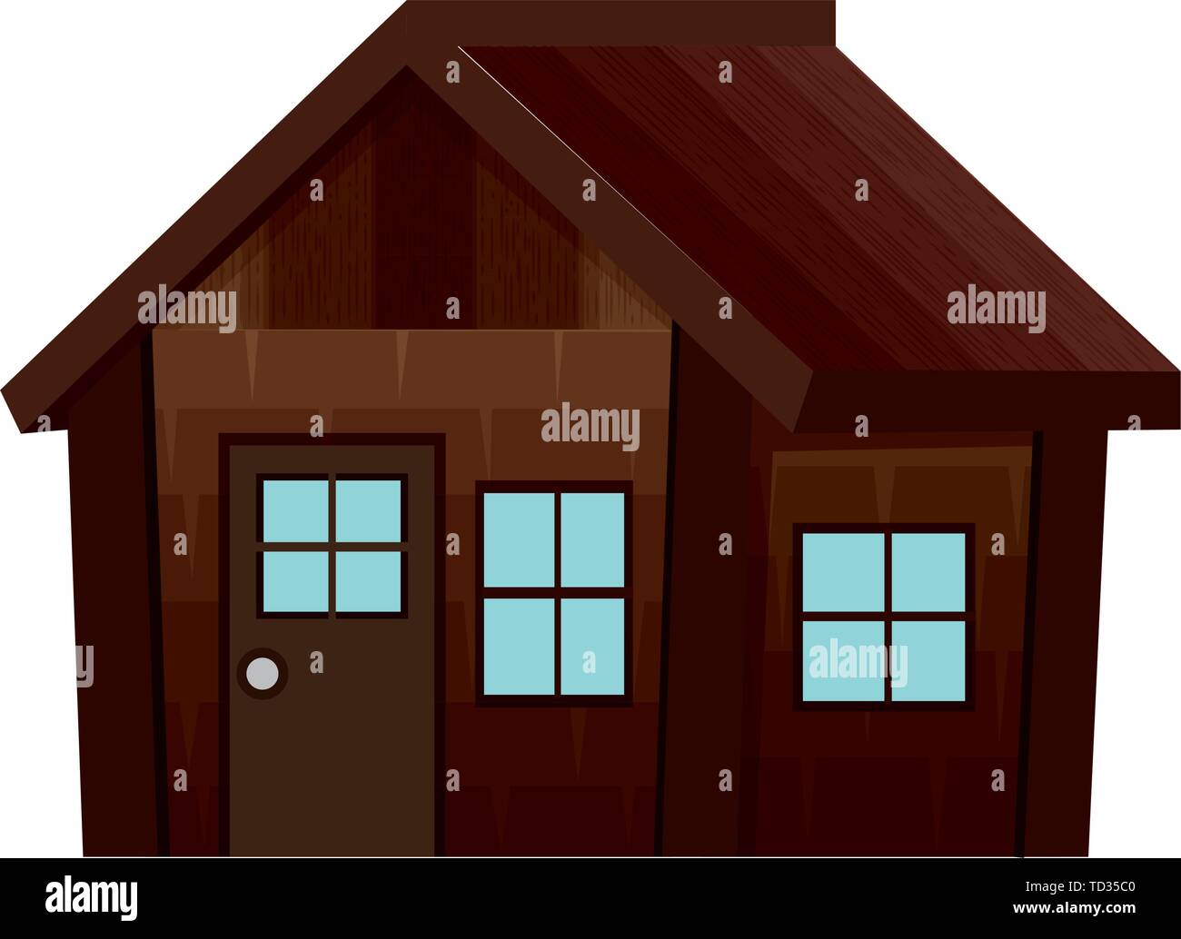 log cabin house isolated icon Stock Vector Image & Art - Alamy