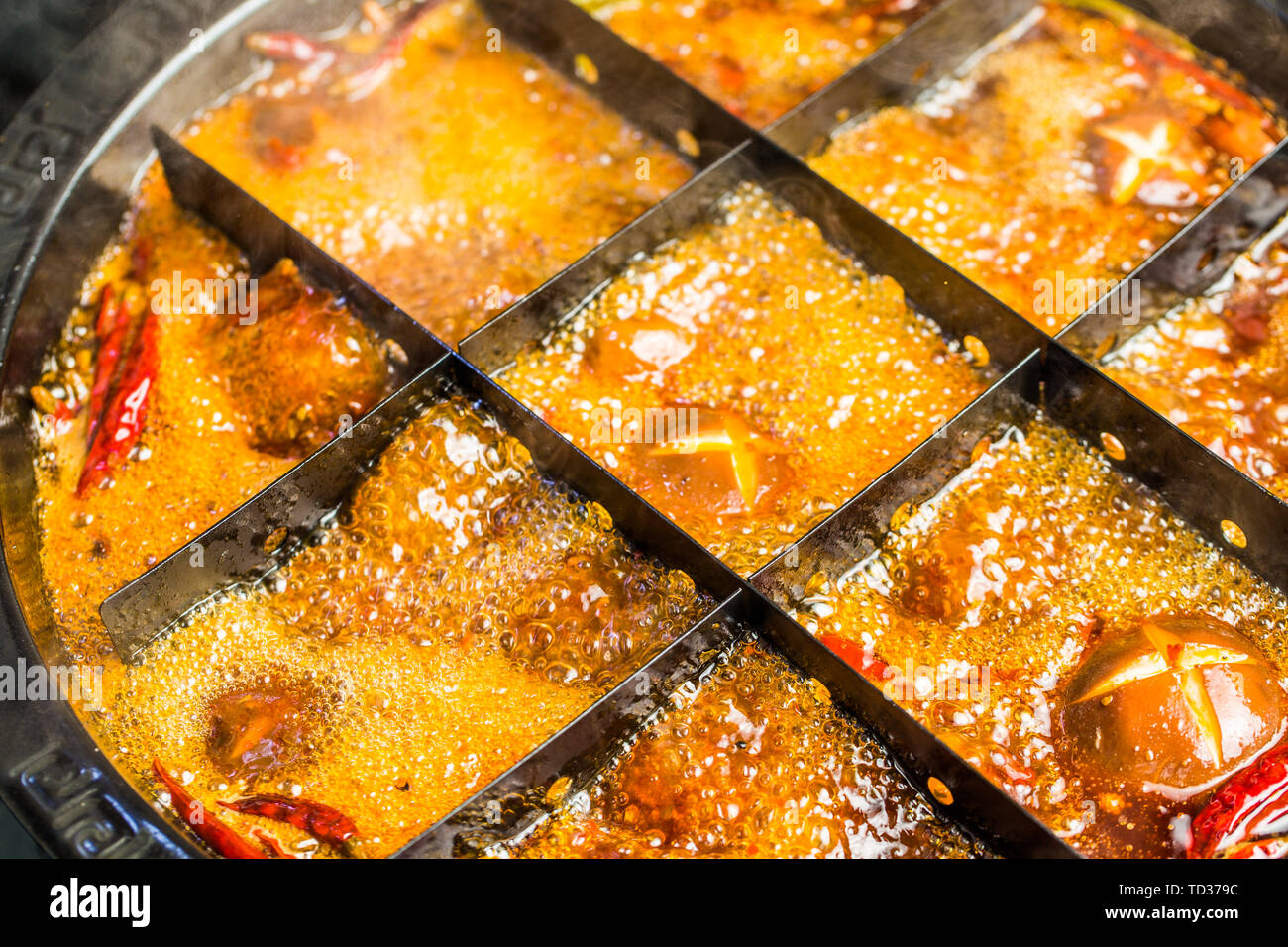 spicy hot pot Stock Photo Alamy