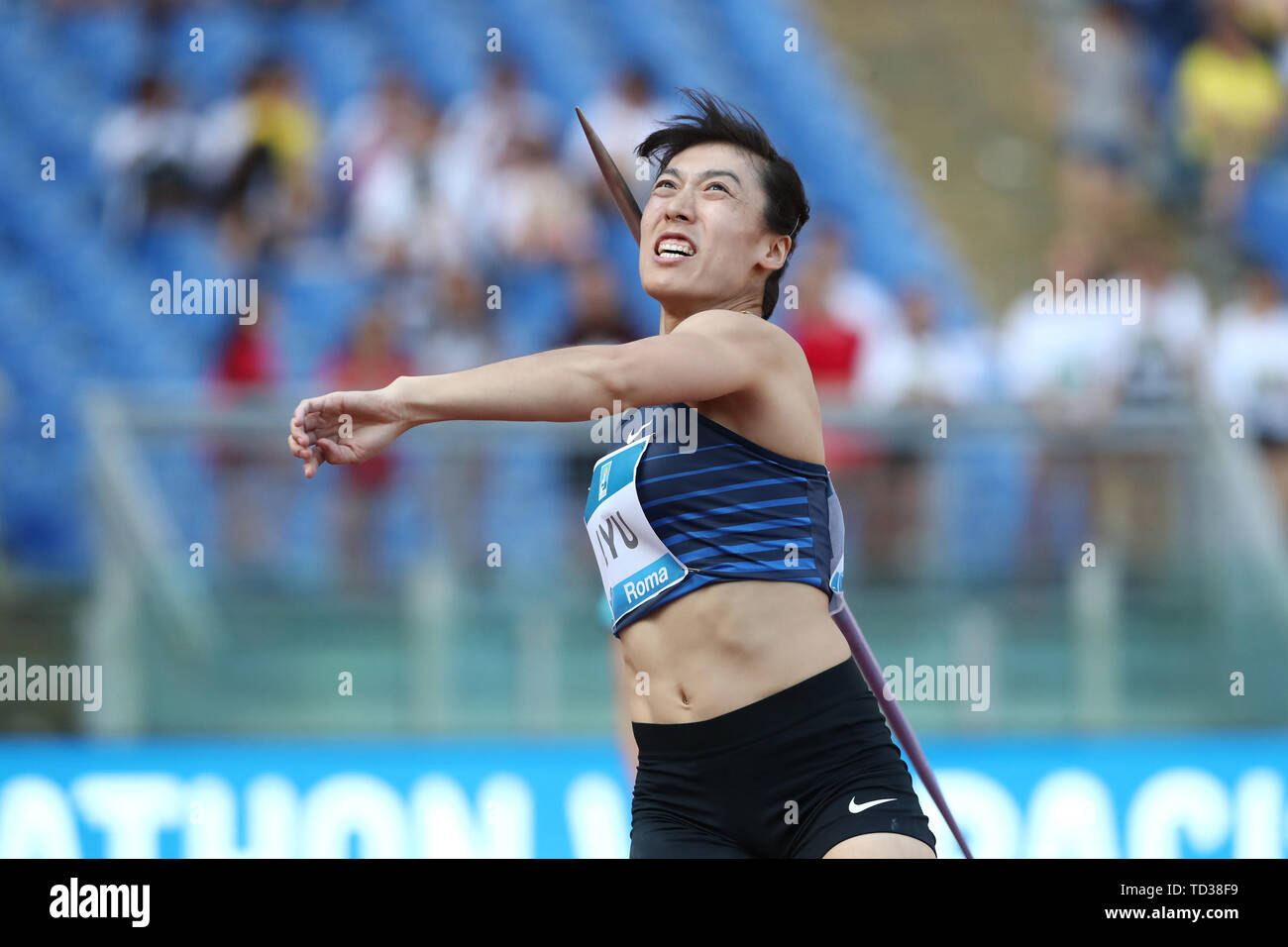 Huihui LYU (CHN) wins the race Javelin Throw Women Roma 06062019