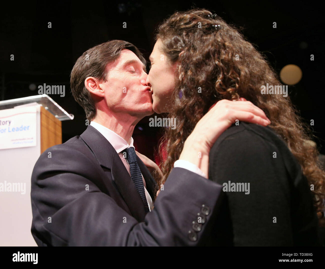 Rory Stewart and his wife Shoshana at the launch of his campaign to ...