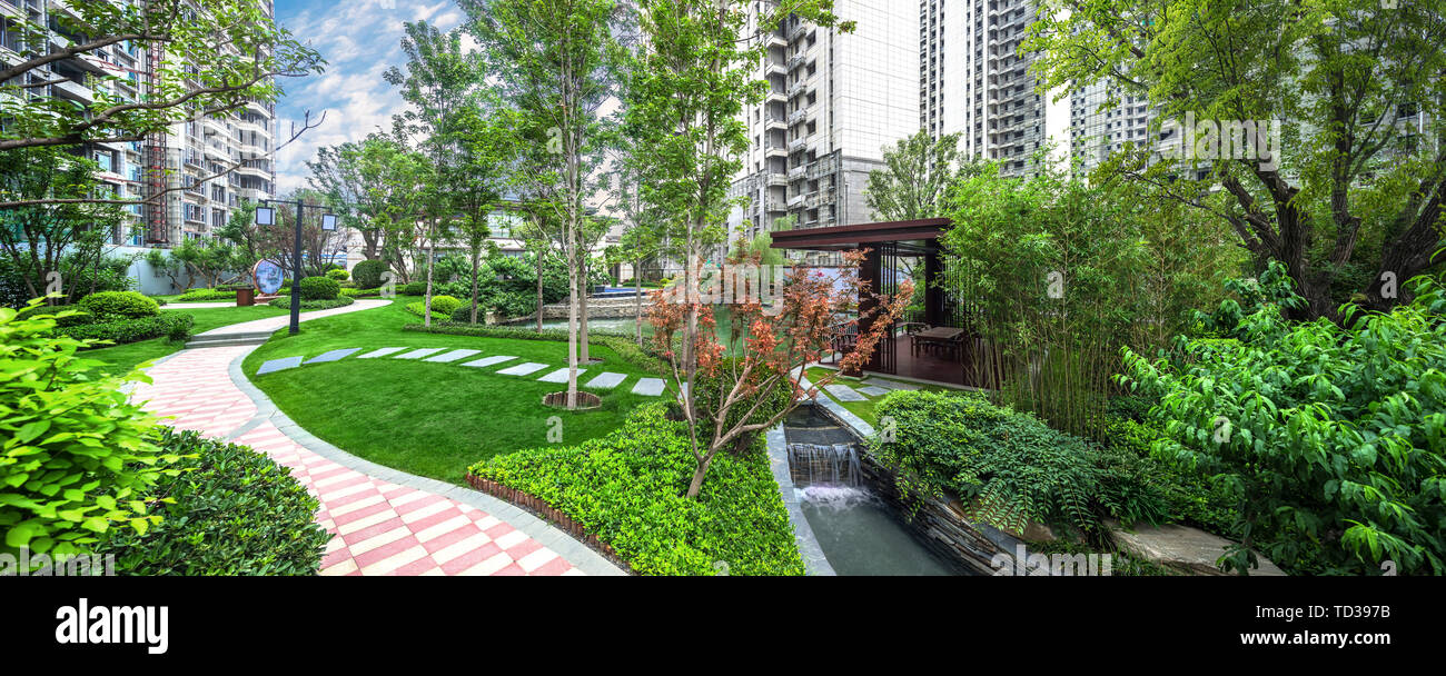 Architectural garden design Stock Photo - Alamy - Architectural Garden Design Trends