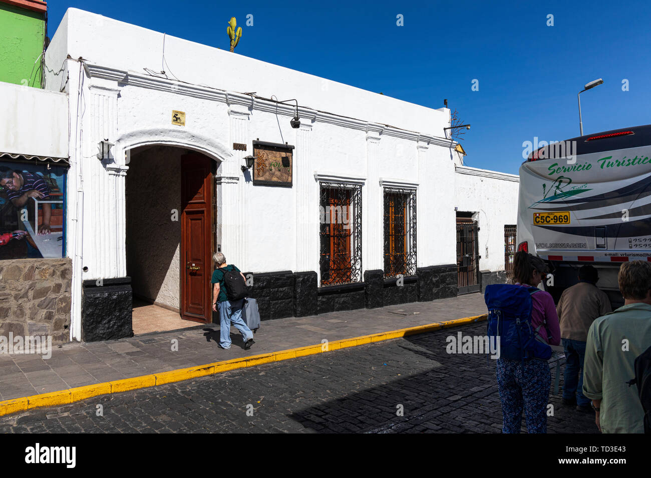 Hotel Solar in Arequipa, Peru, South America Stock Photo