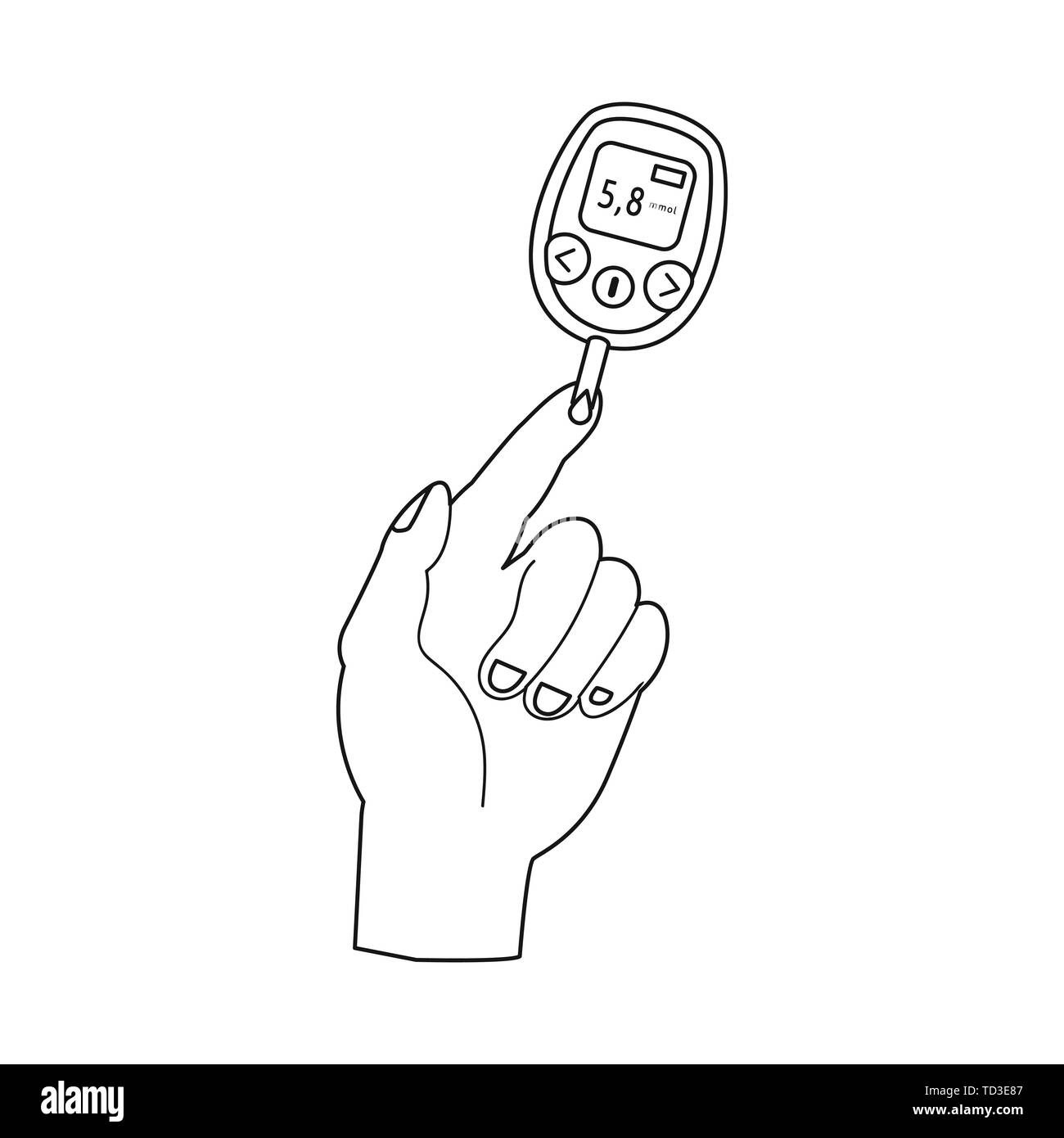Diabetes Mellitus Black and White Stock Photos & Images - Alamy